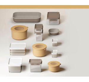 Pote hermètico 1.5 lt Flap gris