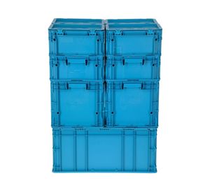 Set caja organizadora modular 9 piezas azul