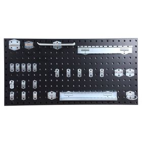 Organizador herramientas de pared 25 accesorios negro