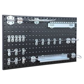Organizador herramientas de pared 25 accesorios negro