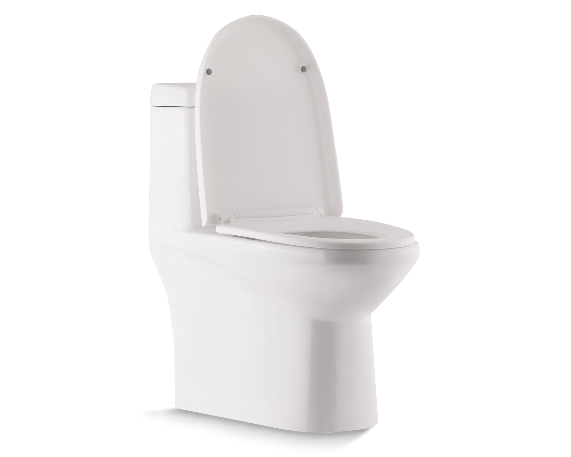 WC one piece piso 30 cm botón dual asiento cierre suave SD-301 blanco