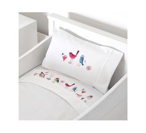 Juego sábanas cuna 200 hilos Spring diseño