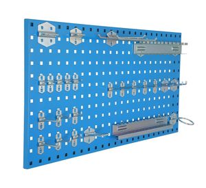 Organizador herramientas de pared 25 accesorios azul