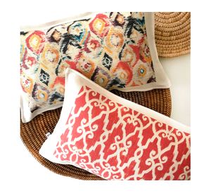 Cojín 50x30 cm Tapiz color 2 crudo