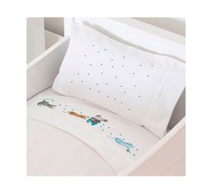 Juego de sábanas Pack & Play 200H Ratoncito blanco