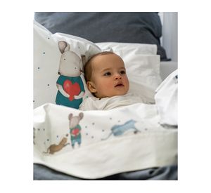 Juego de sábanas Pack & Play 200H Ratoncito blanco