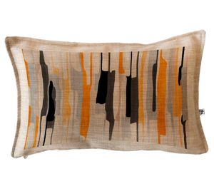 Cojín 50x30 cm Tapiz mostaza 3 arena