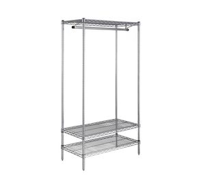 Estante perchero acero cromado 3 repisas OLYC183663-3