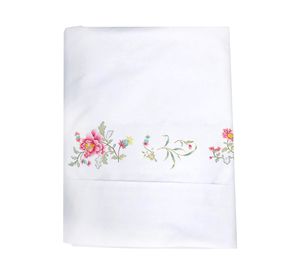 Juego de sábanas 2 plazas 200 hilos Fran blanco