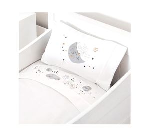 Juego de sábanas Pack & Play 200H Luna blanco