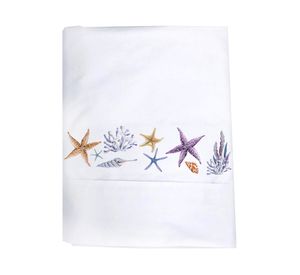 Juego de sábanas 2 plazas 200 hilos Stella blanco