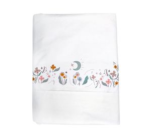Juego de sábanas cuna 200 hilos Unicornio blanco