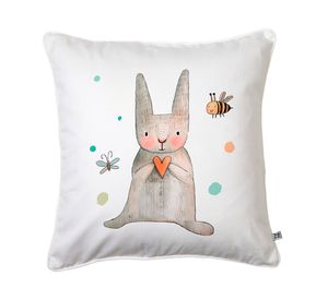 Cojín 45x45 cm Conejito blanco