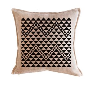 Cojín 45x45 cm Huella 2 arena