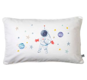 Cojín 50x30 cm Espacial blanco