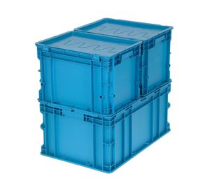 Set caja organizadora modular 3 piezas azul