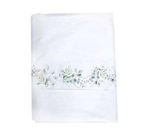 Juego de sábanas cuna 200 hilos Vert blanco