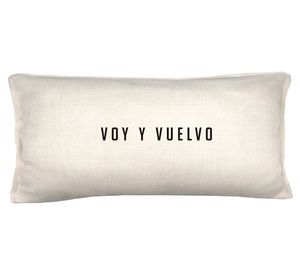 Cojín decorativo Voy y Vuelvo linet multicolor 70x35 cm