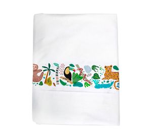 Juego sábanas cuna 200 hilos Jungla diseño