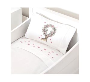 Juego de sábanas cuna 200H Venado blanco