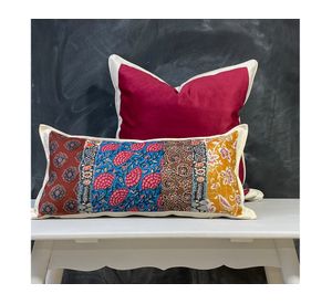 Cojín decorativo Boheme Blanca 1 linet multicolor 70x35 cm