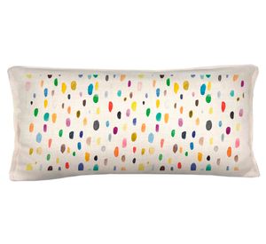 Cojín decorativo Manchas linet multicolor 70x35 cm