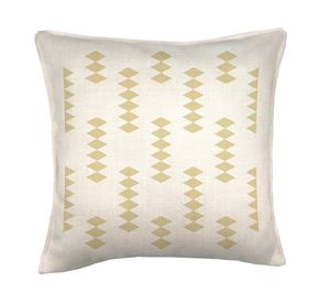 Cojín decorativo Rombo linet crudo 45x45 cm