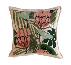Cojín 45x45 cm Protea 2 crudo