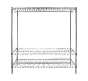 Estante ropero acero cromado 3 repisas OLYC186063-3