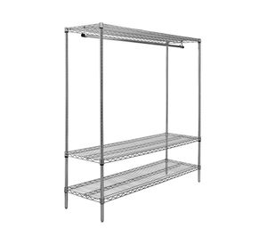 Estante ropero acero cromado 3 repisas OLYC186063-3