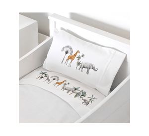 Juego sábanas colecho 200 hilos África diseño