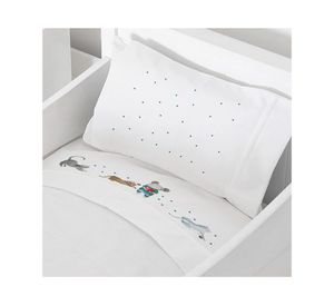 Juego sábanas cuna 200 hilos Ratoncito diseño