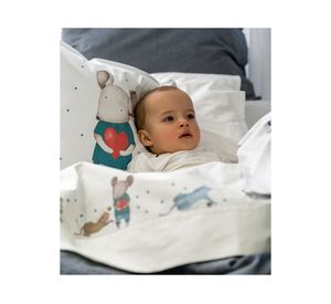 Juego sábanas cuna 200 hilos Ratoncito diseño