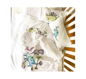 Juego de sábanas transición 200H Dino blanco