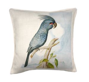 Cojín decorativo Cacatúa linet crudo 45x45 cm