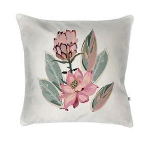 Cojín decorativo Protea velvet multicolor 60x60 cm
