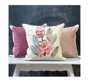 Cojín decorativo Protea velvet multicolor 60x60 cm