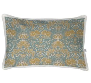 Cojín decorativo Manuela velvet multicolor 60x40 cm