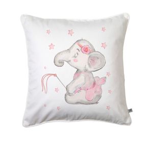 Cojín 45x45 cm Bailarina blanco