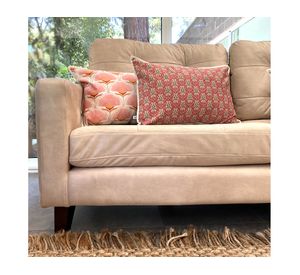 Cojín decorativo Palmera velvet multicolor 60x40 cm