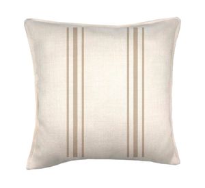 Cojín decorativo Frenchlines sand 1 linet crudo 45x45 cm