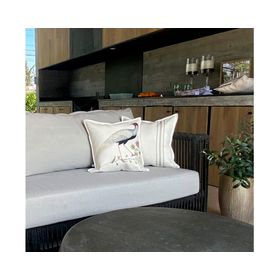 Cojín decorativo Frenchlines sand 1 linet crudo 45x45 cm