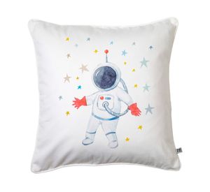 Cojín 45x45 cm Espacial astronauta blanco