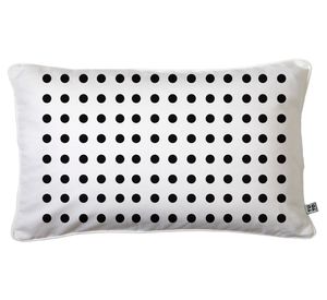 Cojín 50x30 cm Inspiración Dots blanco