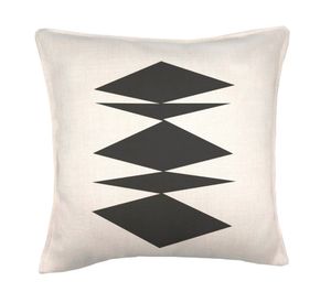 Cojín 45x45 cm Figura fondo 4 crudo