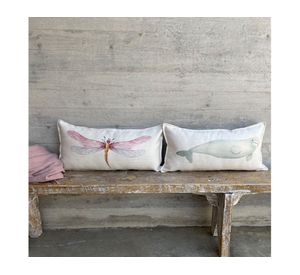 Cojín 70x35 cm Beluga crudo