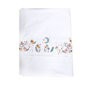 Juego de sábanas cuna 200 hilos Unicornio blanco