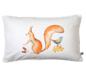 Cojín 50x30 cm Forest blanco