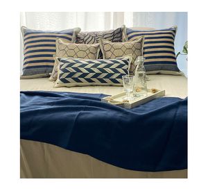 Cojín decorativo Presencia 1 velvet multicolor 60x60 cm