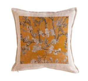 Cojín 45x45 cm Tapiz mostaza 2 arena